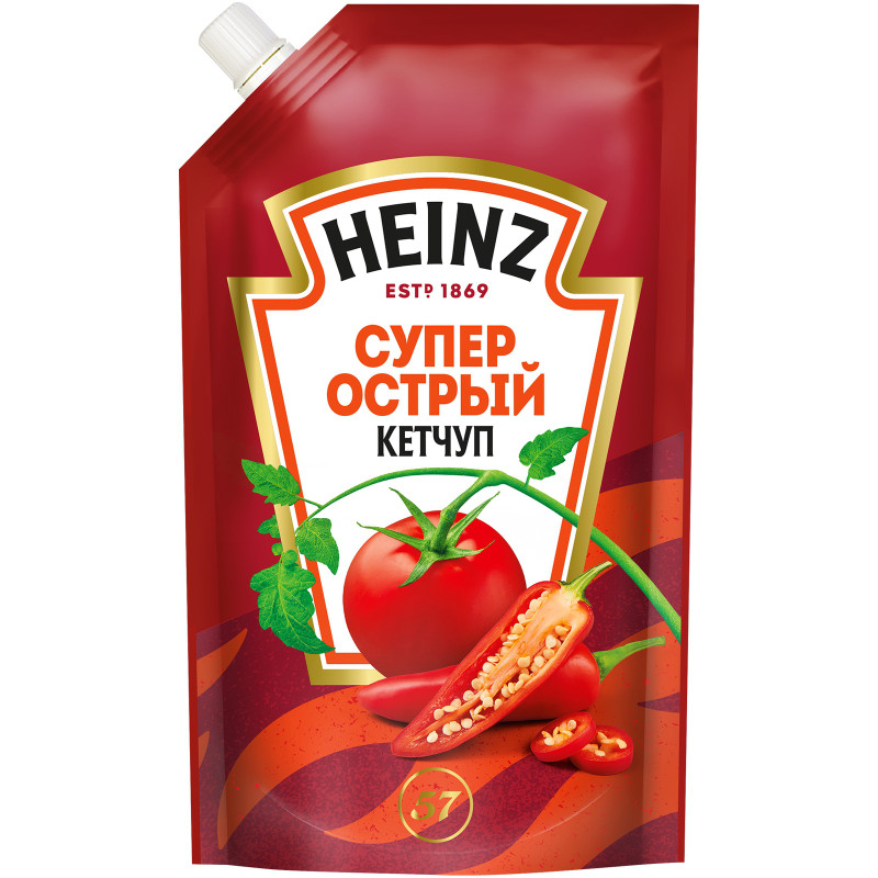 Кетчуп Heinz суперострый, 320г — фото 6