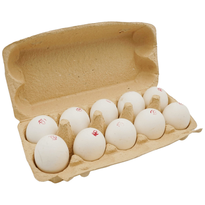 Яйцо куриное Синявинская Дуэт двухжелтковое С0, 10шт — фото 1