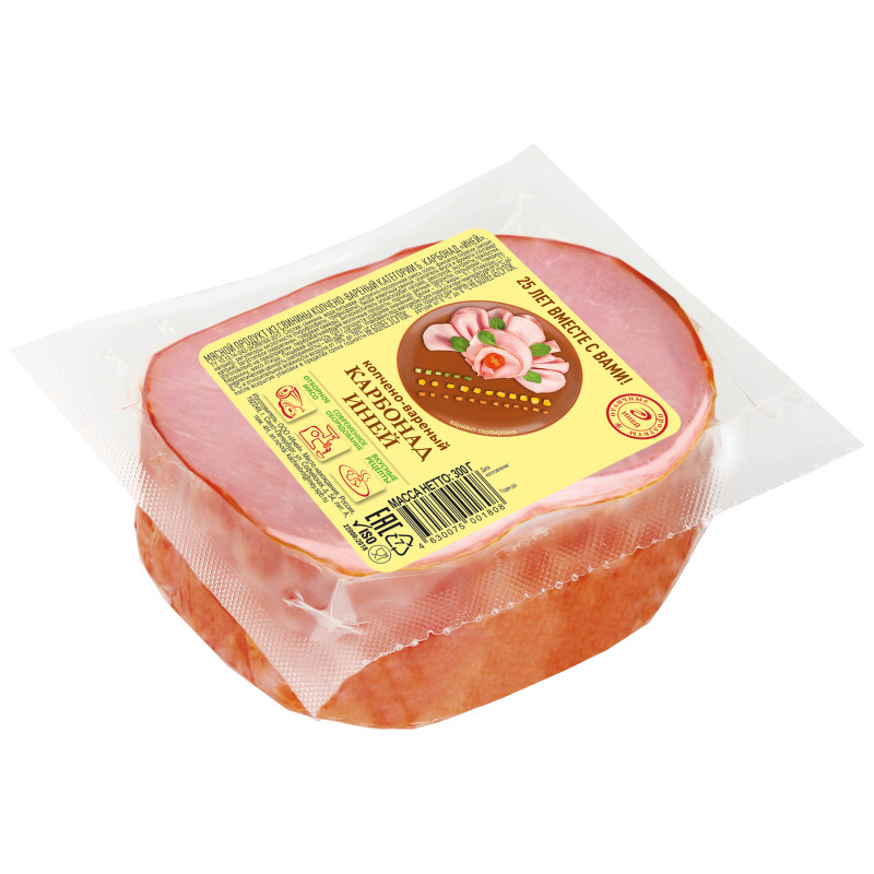 Карбонад Иней из свинины копчёно-варёный категории Б, 300г — фото 1