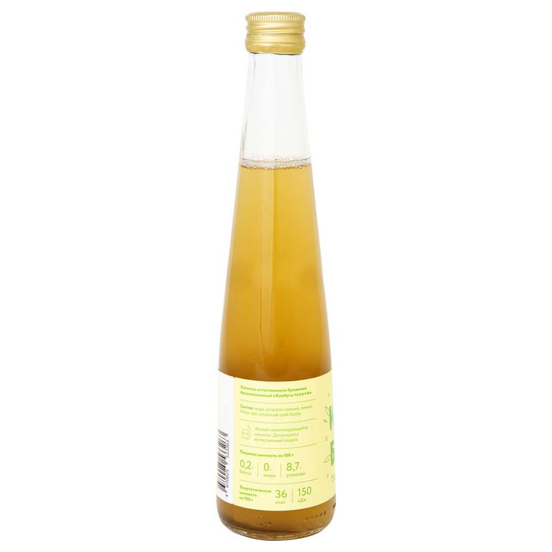 Напиток безалкогольный Зелёная Компания Комбуча тархун, 330мл — фото 1