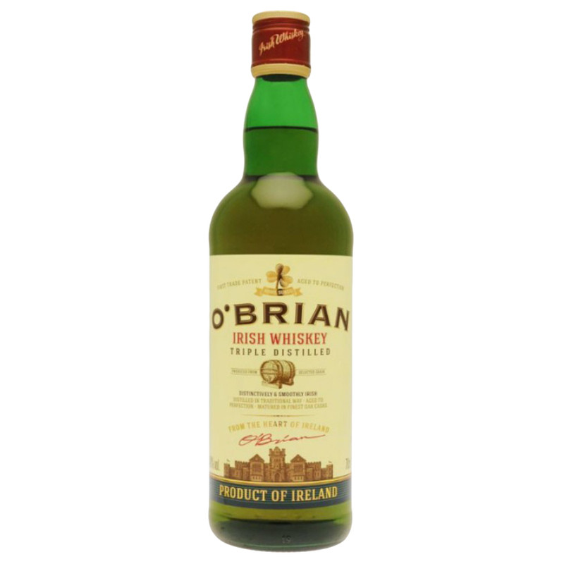 Виски O'Brian ирландский купажированный 40%, 700мл