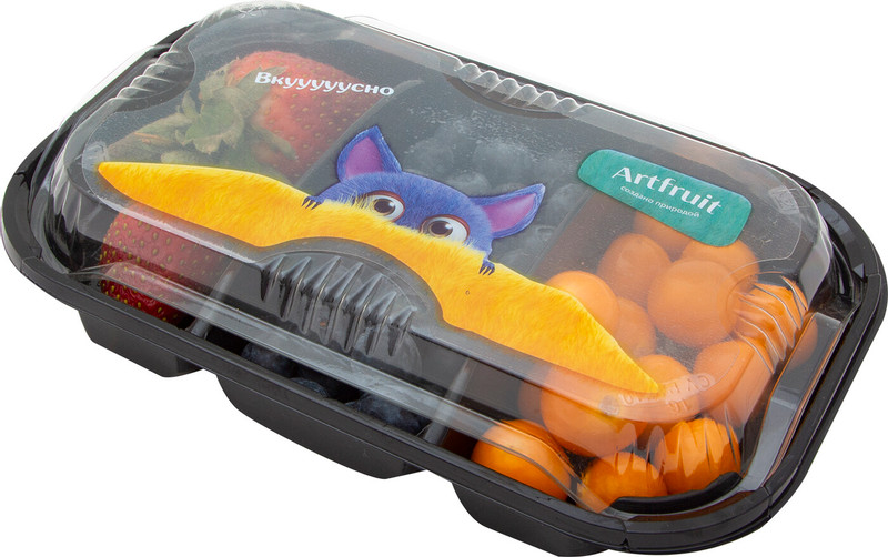 Ягодный мини микс Artfruit Kids №2 голубика-клубника-физалис, 150г — фото 4