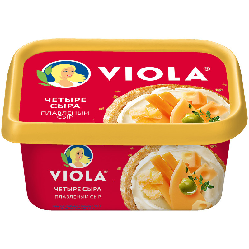 Сыр плавленый Viola Четыре Сыра 50%, 400г
