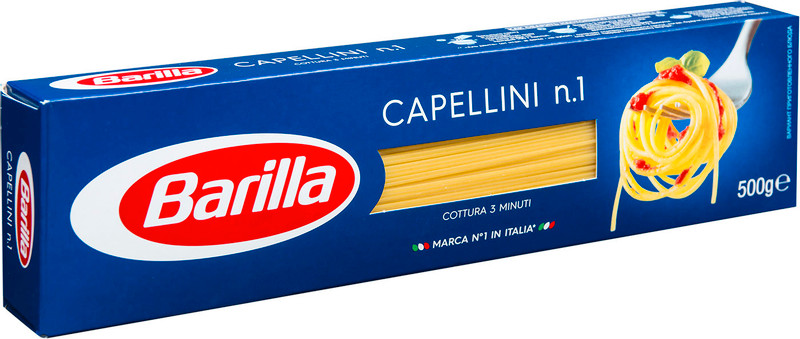 Макароны Barilla Capellini n.1, 500г — фото 2