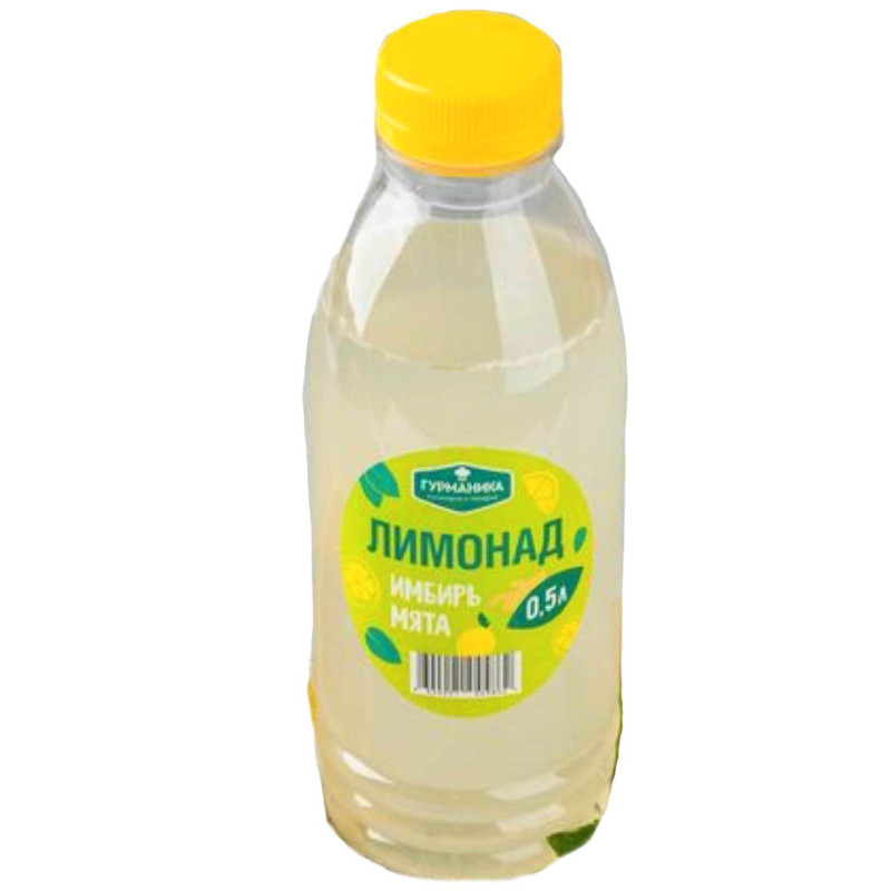 Лимонад Гурманика Мята-Имбирь безалкогольный, 500мл
