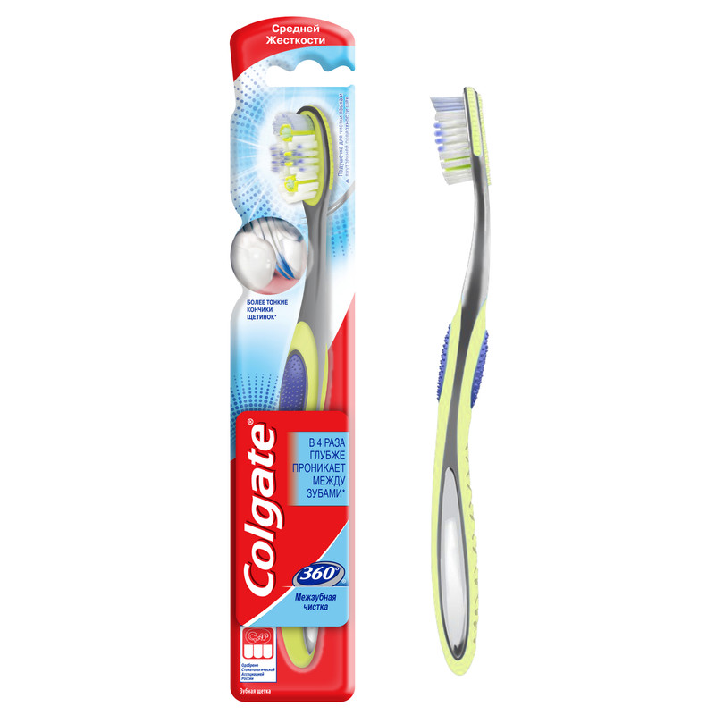 Зубная щётка Colgate 360 Межзубная чистка — фото 3