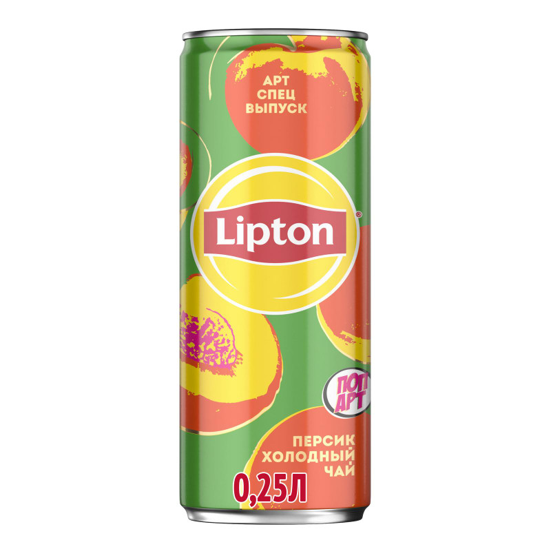 Холодный чай Lipton Персик, 250мл