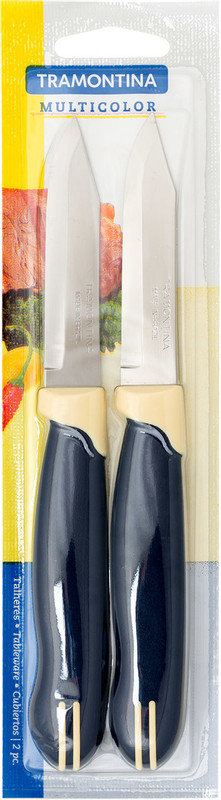 Набор ножей Tramontina Multicolor для овощей 2 предмета, 7.5см — фото 2