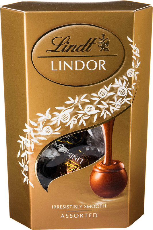 Набор конфет Lindt Lindor шоколадные ассорти с начинкой, 200г — фото 3