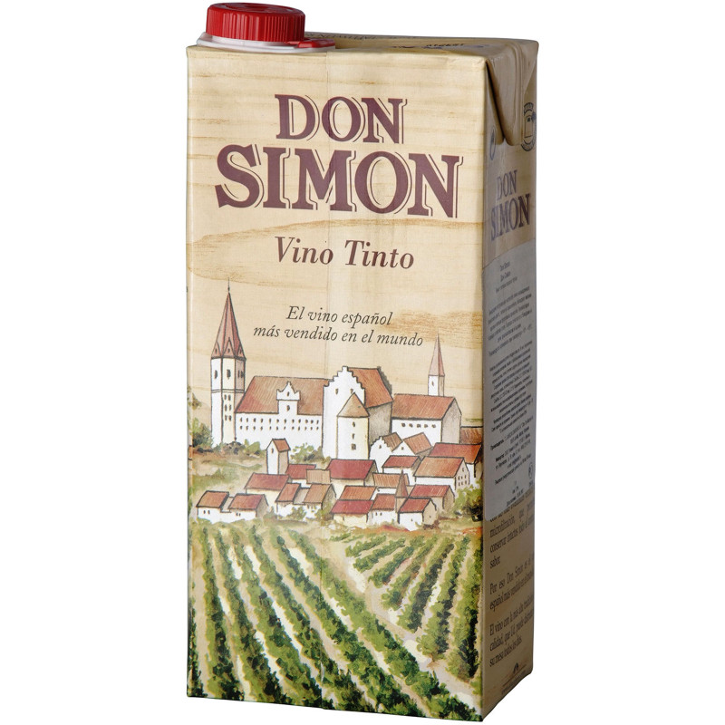Вино Don Simon красное сухое 11%, 1л
