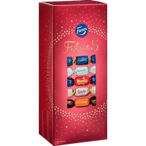 Конфеты Fazer Festive 5 шоколадные ассорти, 500г — фото 1