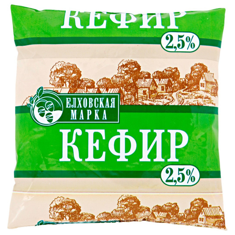 Кефир Елховская Марка 2.5%, 450мл