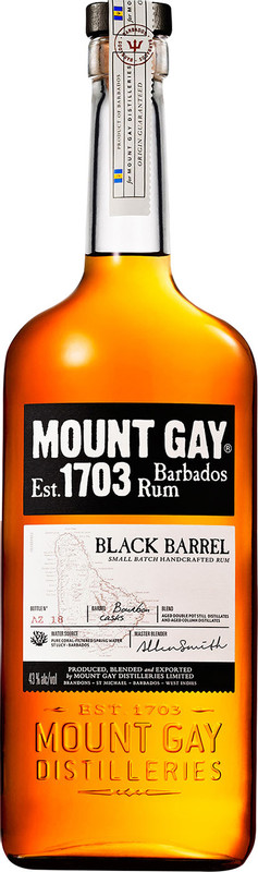 Ром Mount Gay Блэк Баррел 43%, 700мл