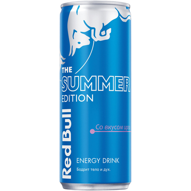 Энергетичесакий напиток Red Bull Summer edition со вкусом ирги, 250мл