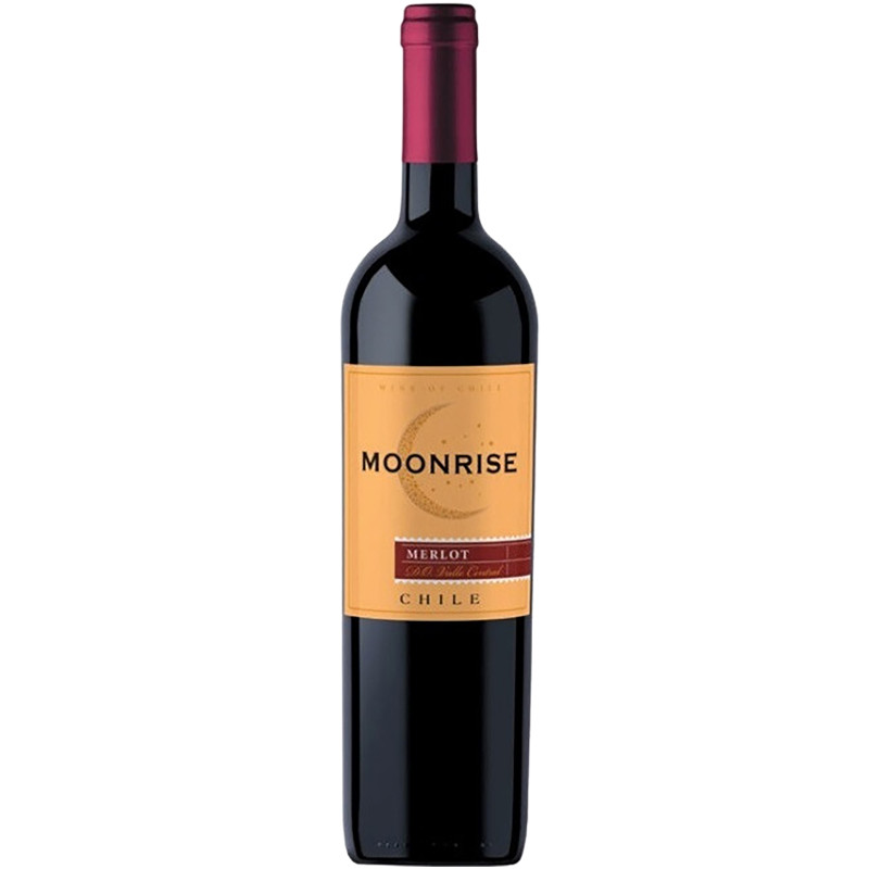 Вино Moonrise Merlot красное сухое 13.5%, 750мл