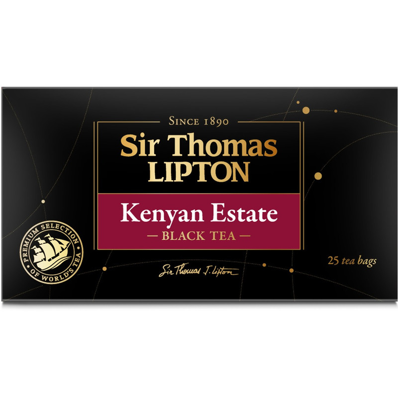 Чай Sir Thomas Lipton Kenyan Estate чёрный в пакетиках, 25х2г
