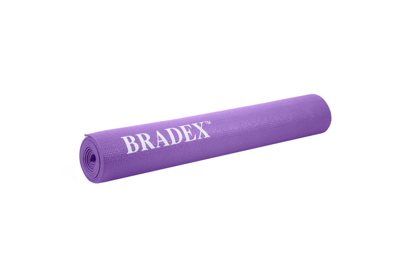 Коврик Bradex для йоги и фитнеса фиолетовый SF 0397