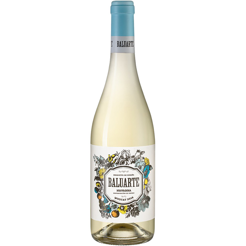 Вино Baluarte Muscat Navarra DO белое полусухое 13%, 750мл