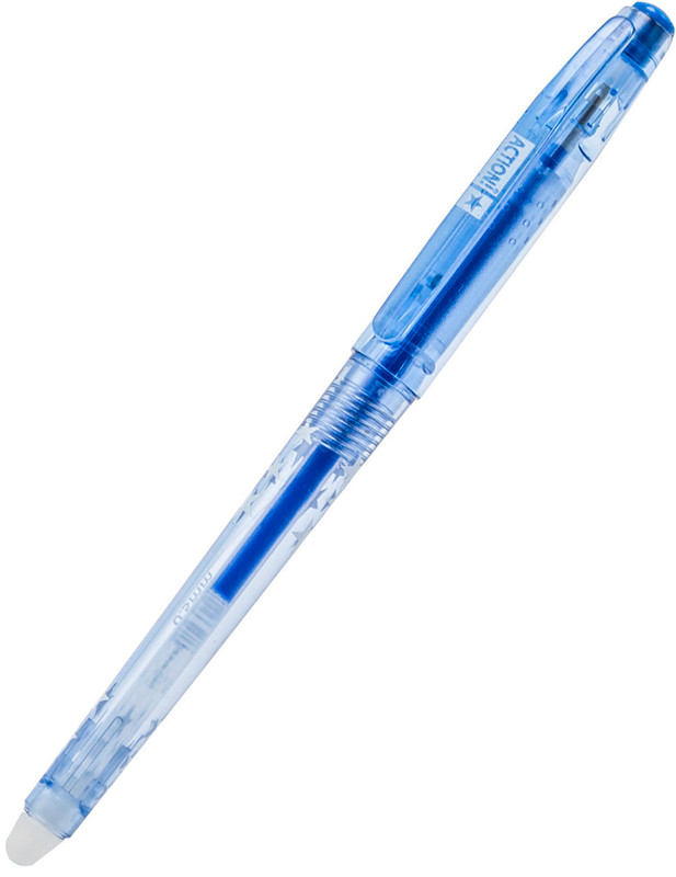 Ручка Action! гелевая синяя со стираемыми чернилами, 0.5мм