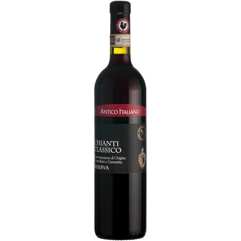 Вино Antico Italiano Chianti Classico Riserva красное сухое 13%, 750мл