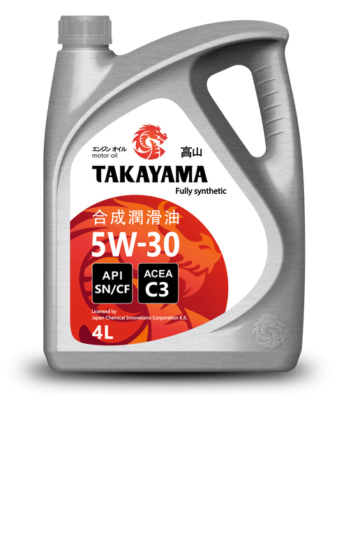 Масло Takayama моторное синтетическое SAE 5W-30 API SN/CF C3, 4л — фото 1