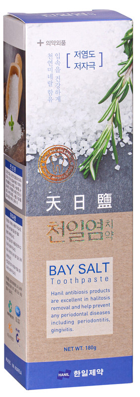 Зубная паста Hanil Bay salt c морской солью, 180г — фото 3