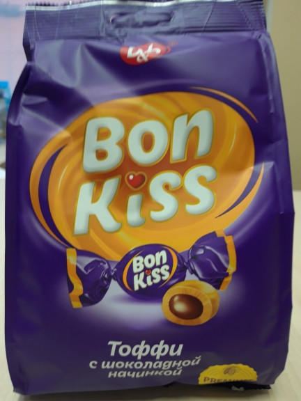 Ирис Bon Kiss с шоколадной начинкой, 180г — фото 2