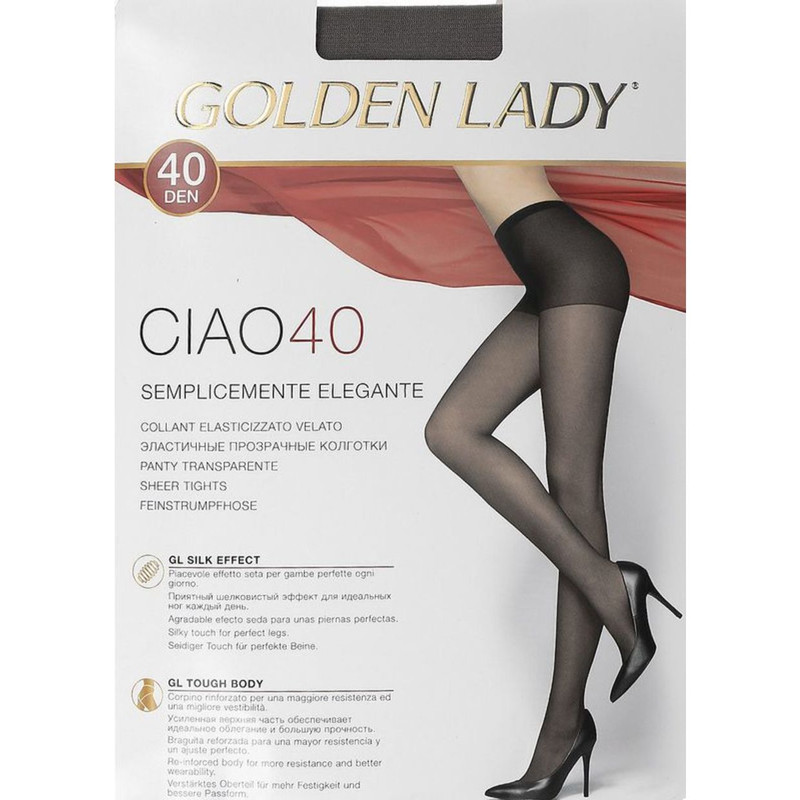 Колготки Golden Lady Ciao 40 Nero Черные Размер 4