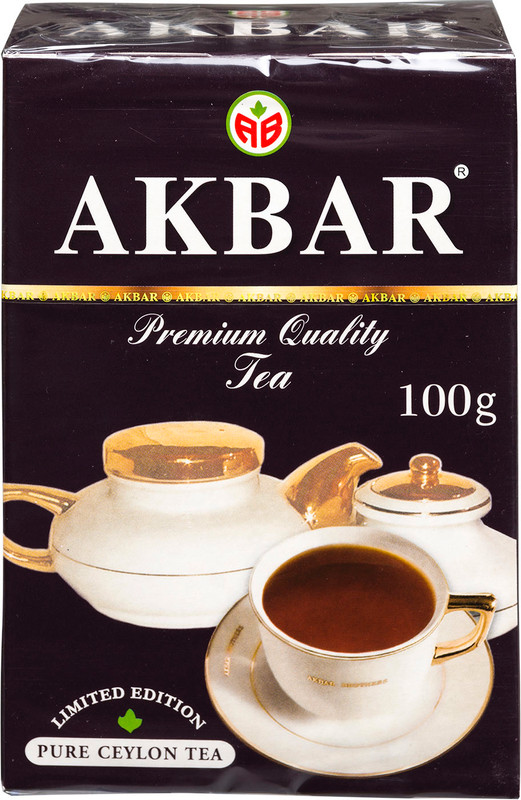 Чай Akbar Limited Edition чёрный крупнолистовой, 100г