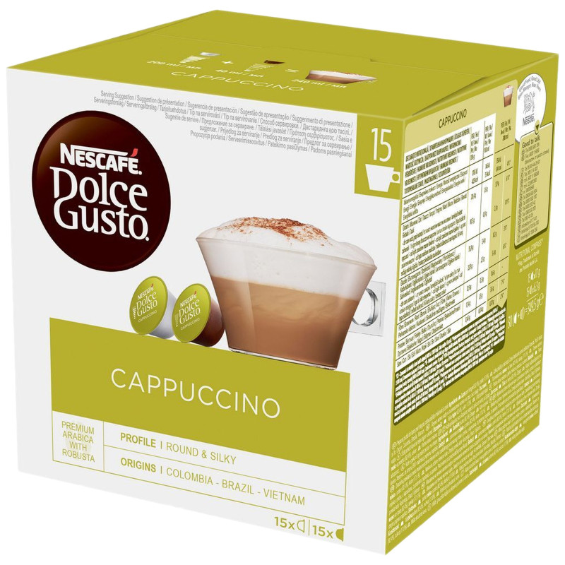 Кофе в капсулах Nescafé Dolce Gusto Magnum Капучино, 30x33.3 — фото 1