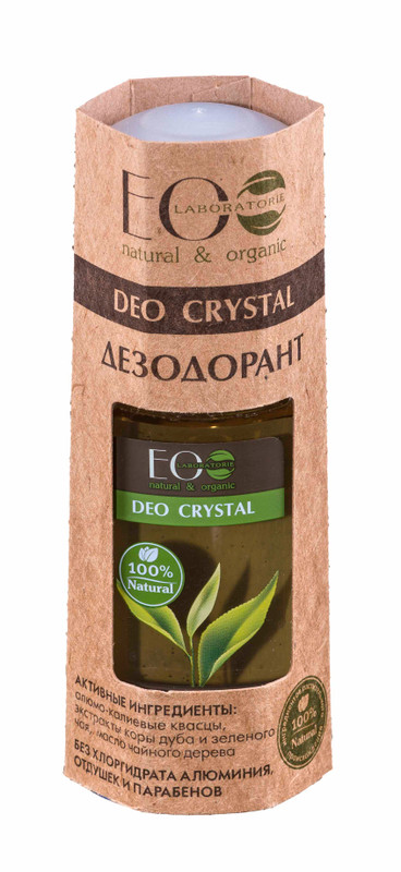 Дезодорант Eco Laboratorie Deo сrystal кора дуба и зелёный чай, 50мл
