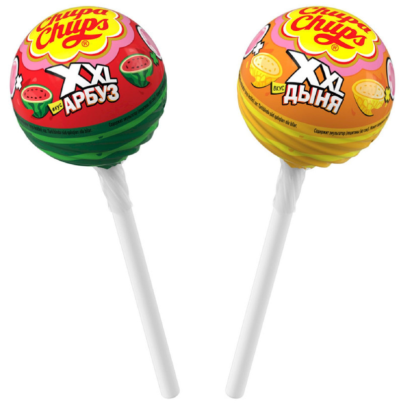 Карамель Chupa Chups XXL с жевательной резинкой внутри в ассортименте, 29г — фото 2