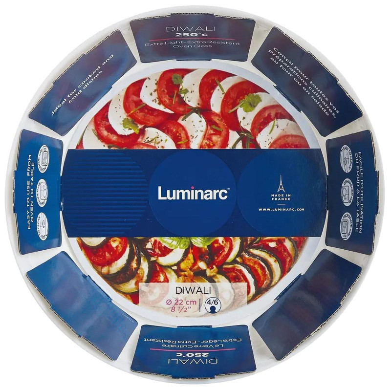 Блюдо для запекания Luminarc Дивали глубокое, 22см — фото 4