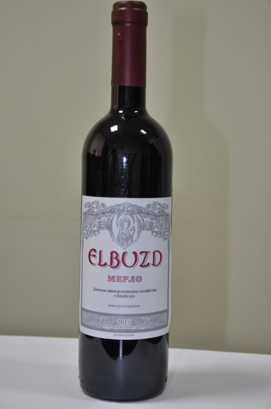 Вино Эльбузд Мерло красное сухое 14%, 750мл — фото 1