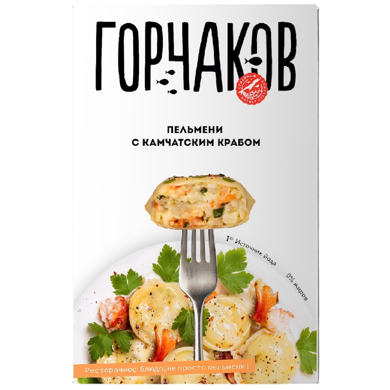 Пельмени Gorchakov Group с камчатским крабом, 350г