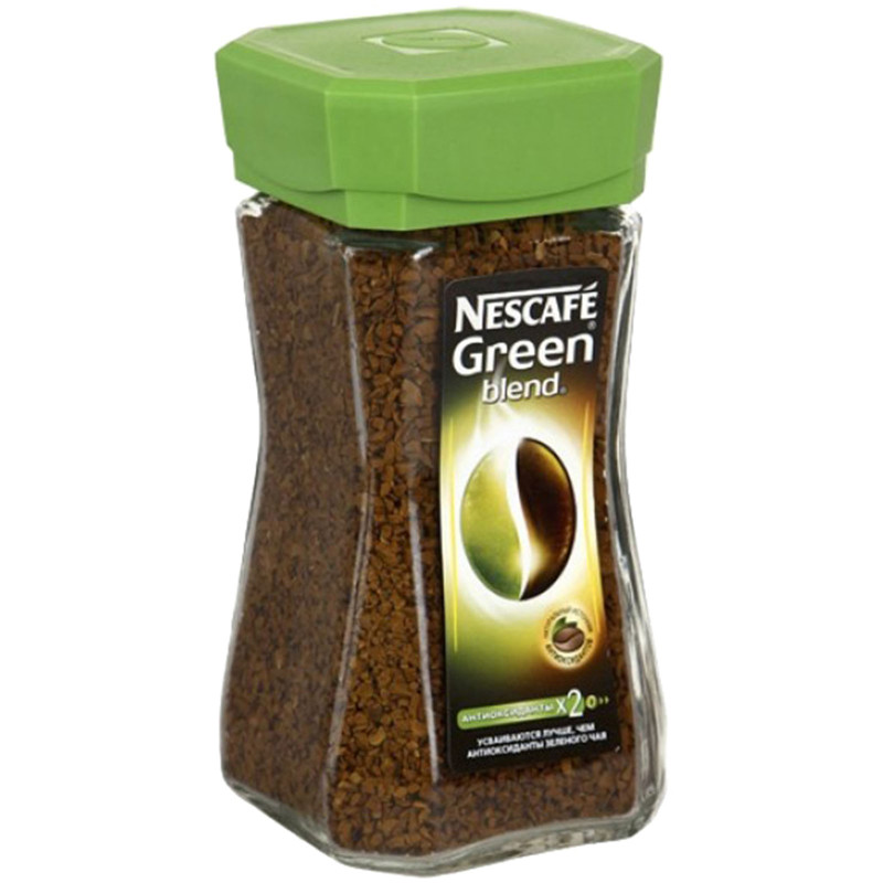 Кофе Nescafe Green Blend растворимый, 95г