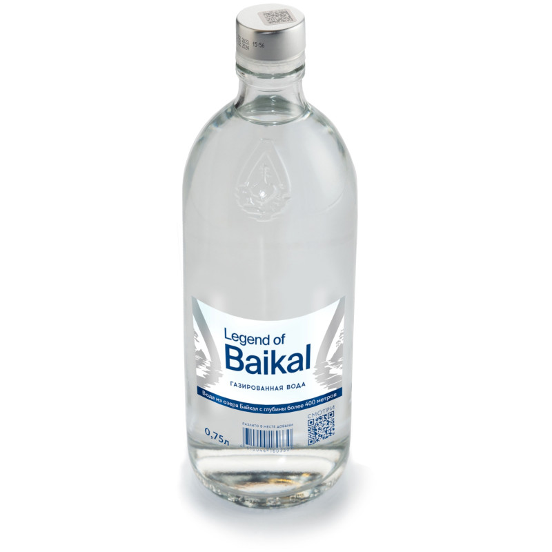 Вода Legend of Baikal природная питьевая газированная, 750мл — фото 1