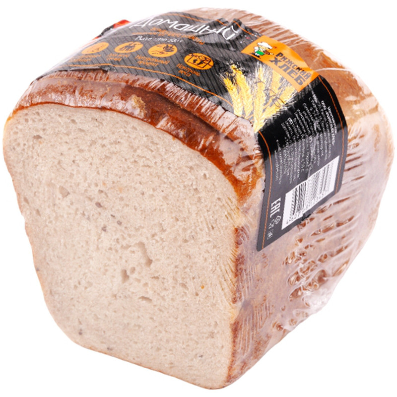 Хлеб Рижский Хлеб Домашний ржано-пшеничный бездрожжевой заварной подовый, 300г — фото 1