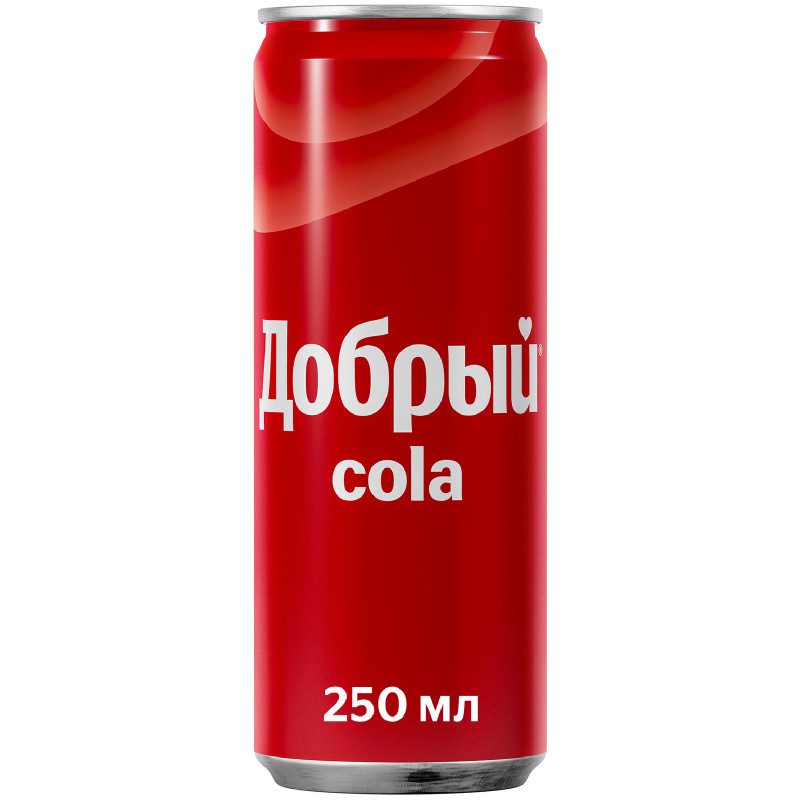 Напиток газированный Добрый Кола безалкогольный ароматизированный, 250мл
