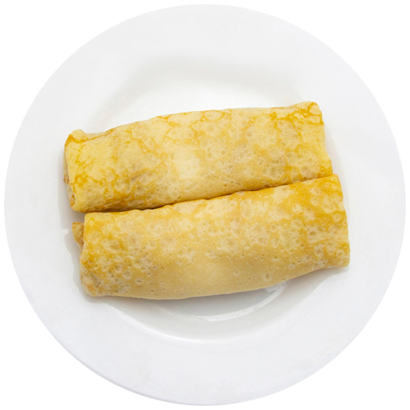 Блины с заварным кремом мягким сыром и клубникой, 160г — фото 3