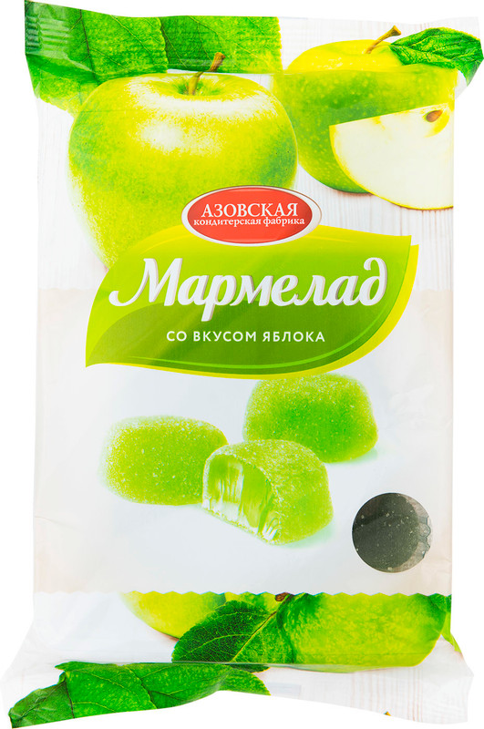 Мармелад Азовская КФ желейный яблоко, 300г — фото 1