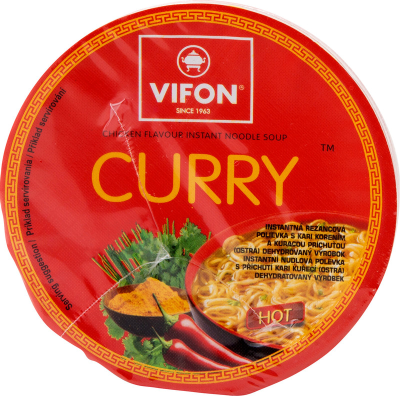 Суп-лапша Vifon быстрого приготовления со вкусом курицы карри, 60г — фото 3
