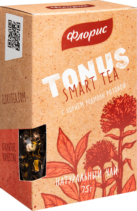 Напиток чайный Floris Тонус с корнем родиолы розовой, 75г