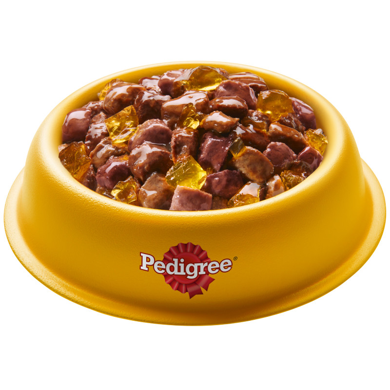 Корм Pedigree телятина и печень для взрослых собак в желе, 85г — фото 3