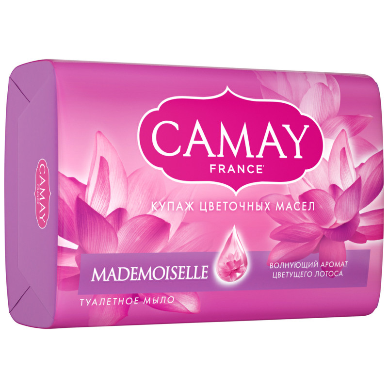 Мыло туалетное Camay с ароматом розового грейпфрута, 85г — фото 3