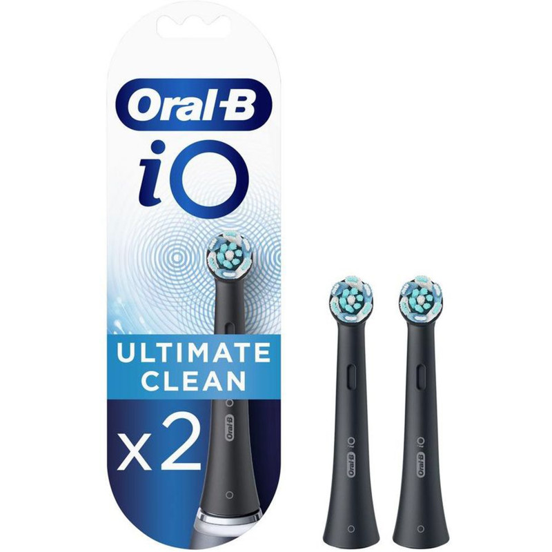 Насадки сменные Oral-B iO Ultimate Clean Black для электрических зубных щёток серии iO, 2шт