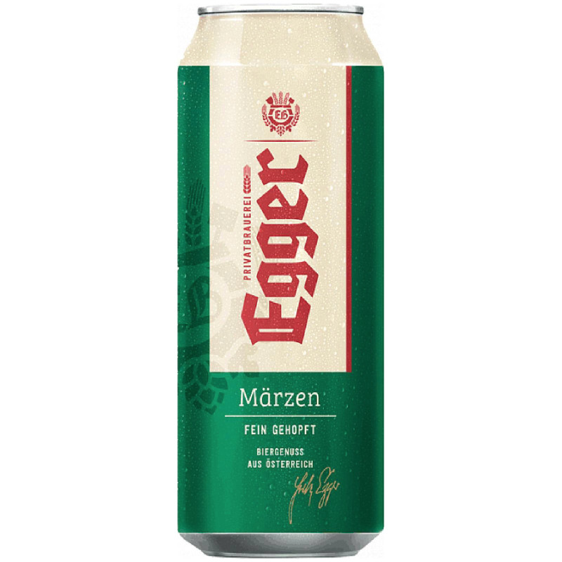 Пиво Egger Marzen светлое фильтрованное пастеризованное 5%, 500мл