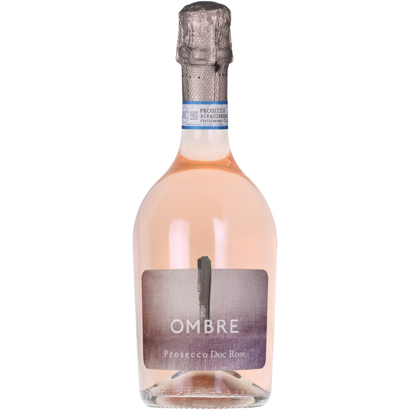 Вино игристое Prosecco Ombre розовое брют 11%, 750мл