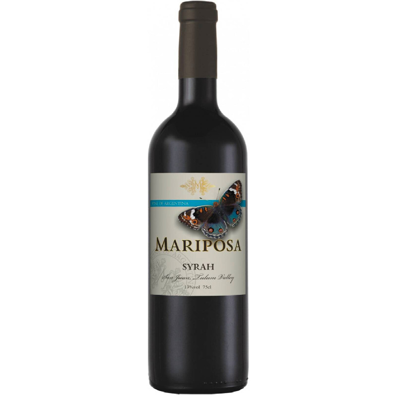 Вино Mariposa Сира красное сухое, 750мл