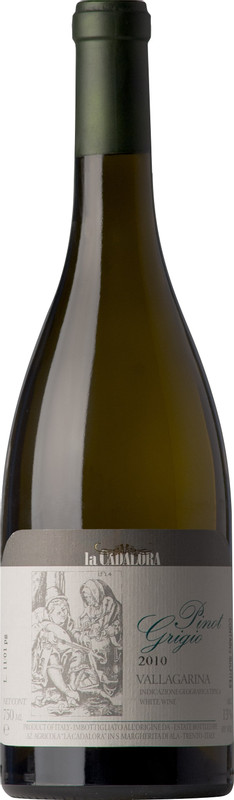 Вино Pinot Grigio2 012 Vallagarina белое сухое 13%, 750мл
